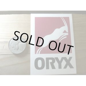 画像: USA　企業ステッカーORYX