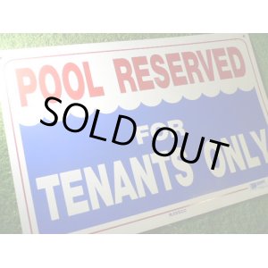 画像: USA看板　POOL　RESERVED