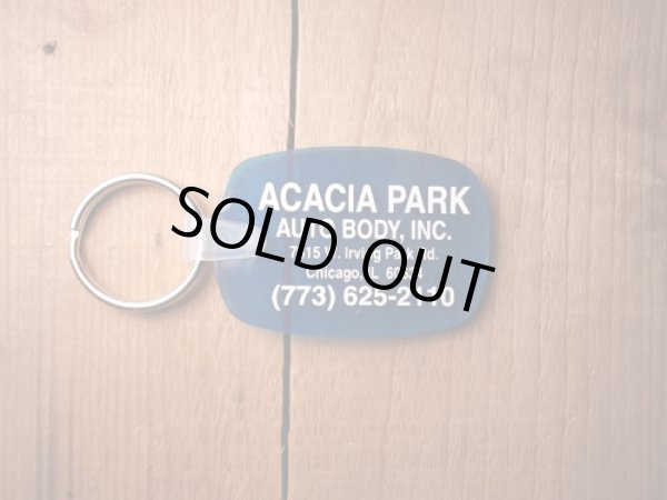 画像1: USA　アドバタイジング　ラバーキーホルダー　ACACIA　PARK